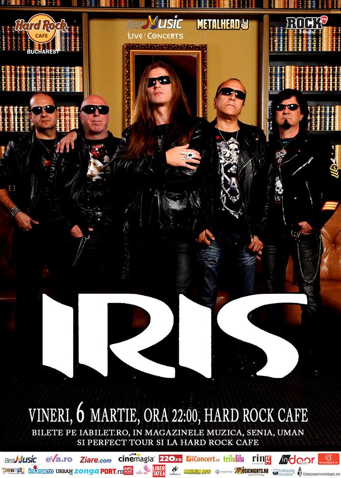 Iris canta pe 6 martie la Hard Rock Cafe